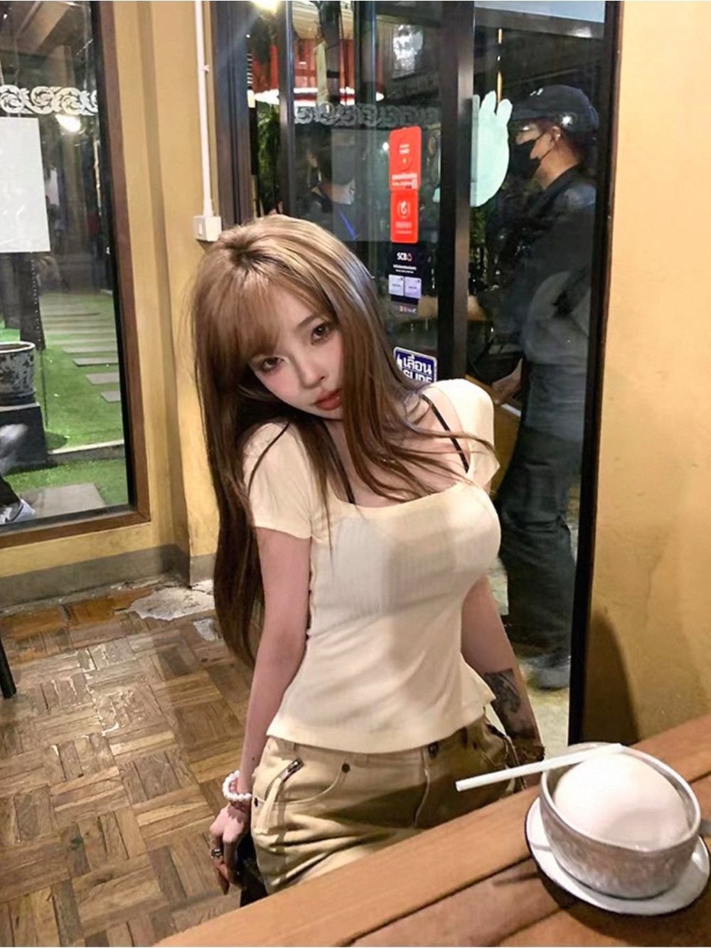 Back-Tie Crop Top - Picture 3 of 5
